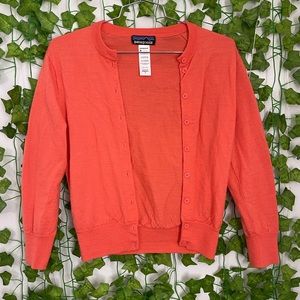 Orange Patagonia Cardigan